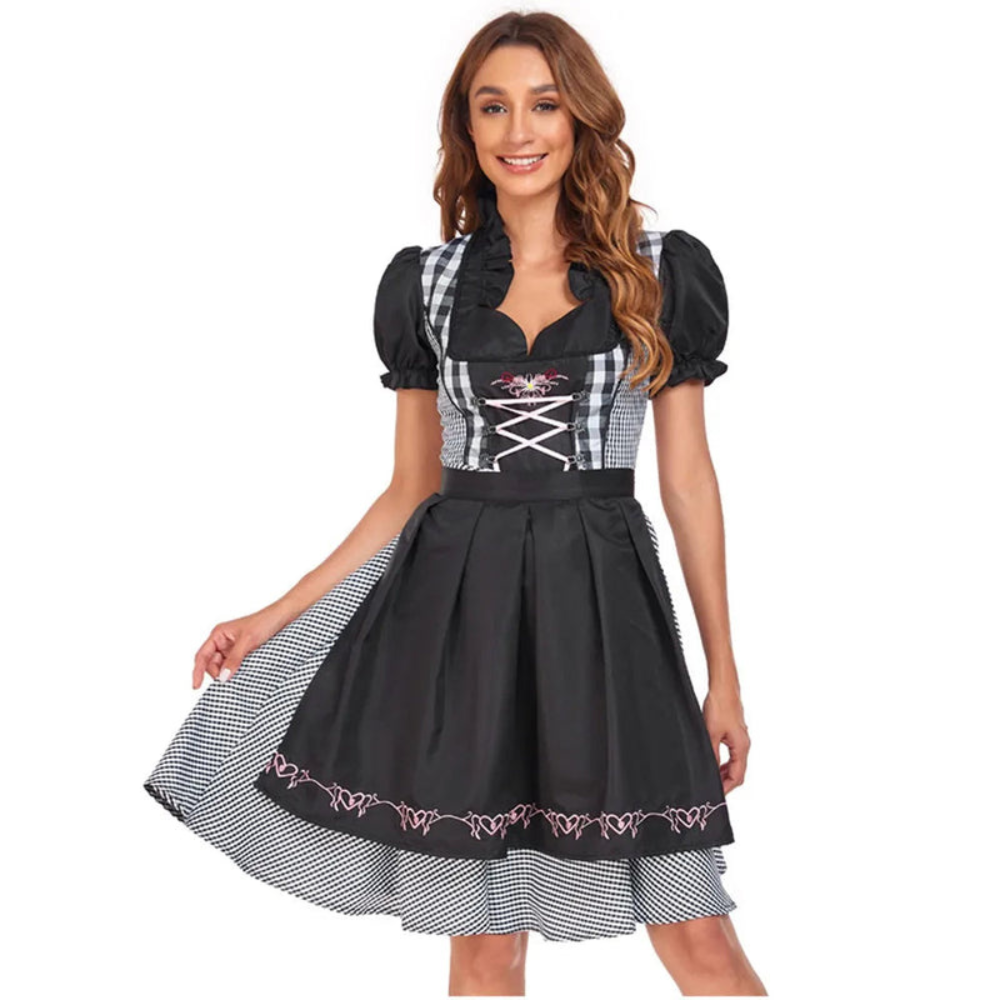 Robe Dirndl Élégante Traditionnelle pour Femmes | Festive