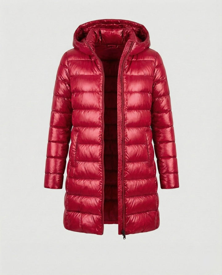 Veste d'hiver pour femmes ultralégère slim-fit avec capuche pour les jours froids