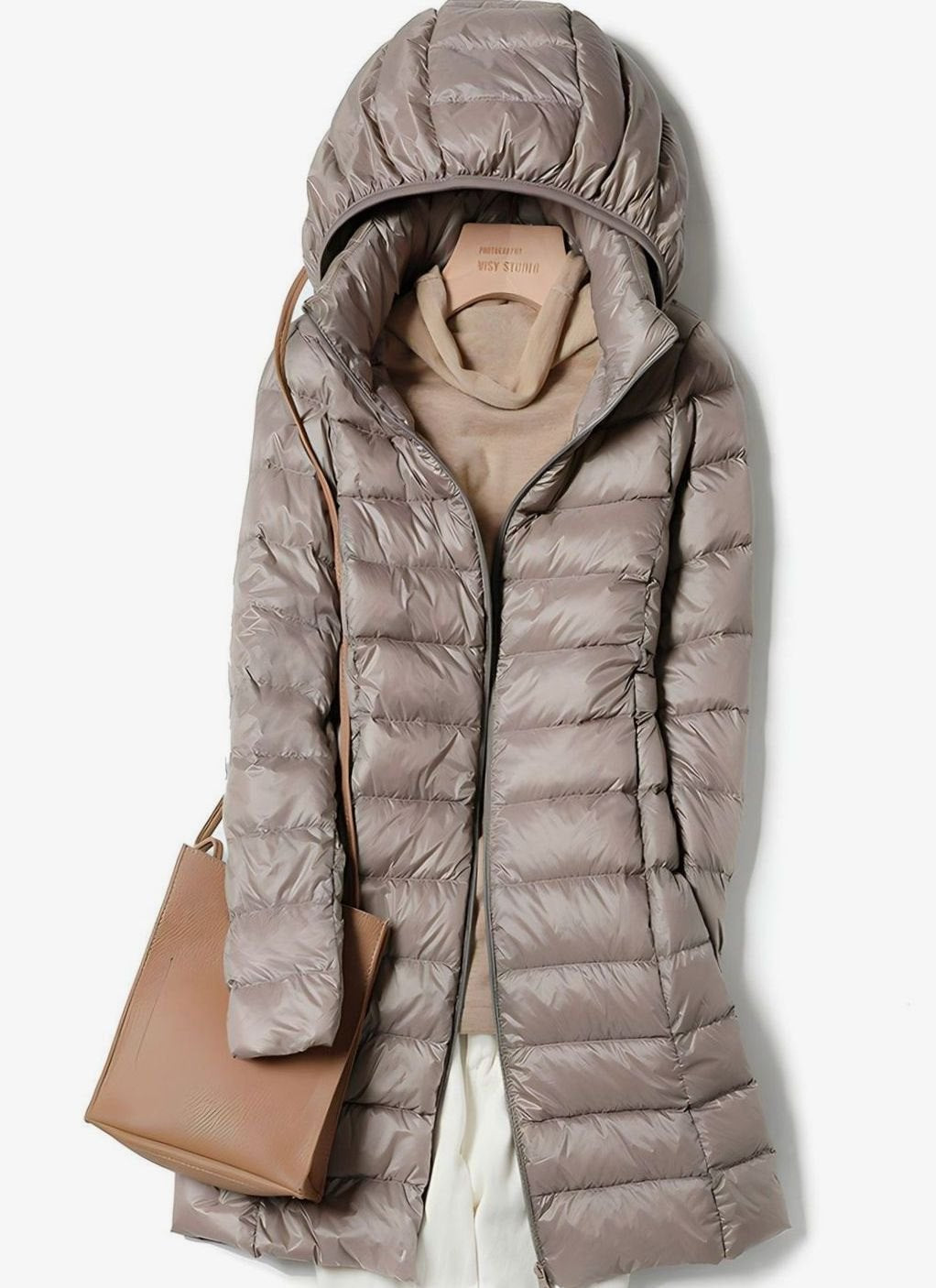 Veste Femme Longue Doudoune Avec Capuche Amovible Et Coupe Ajustée Pour Jours Froids – Vestes Élégantes Femme