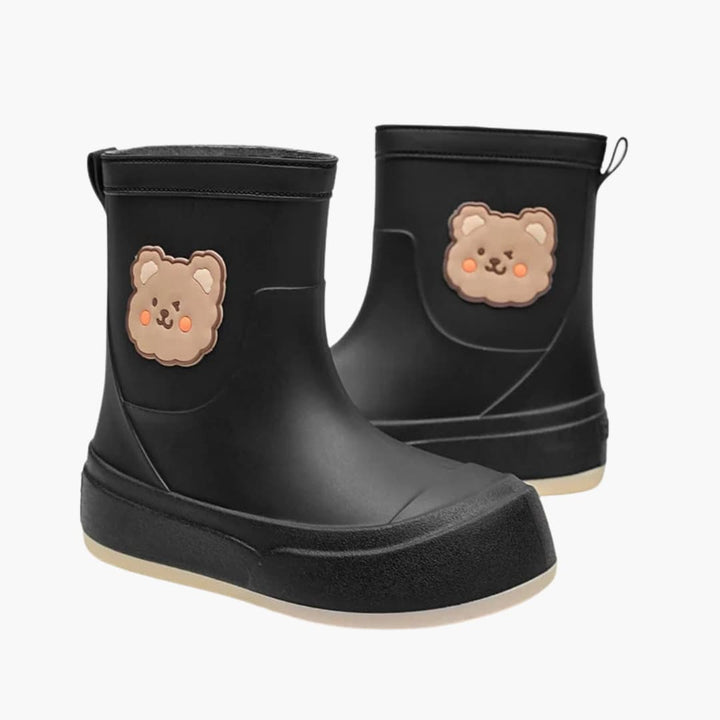 Bottes en caoutchouc pour femmes avec design d'ours