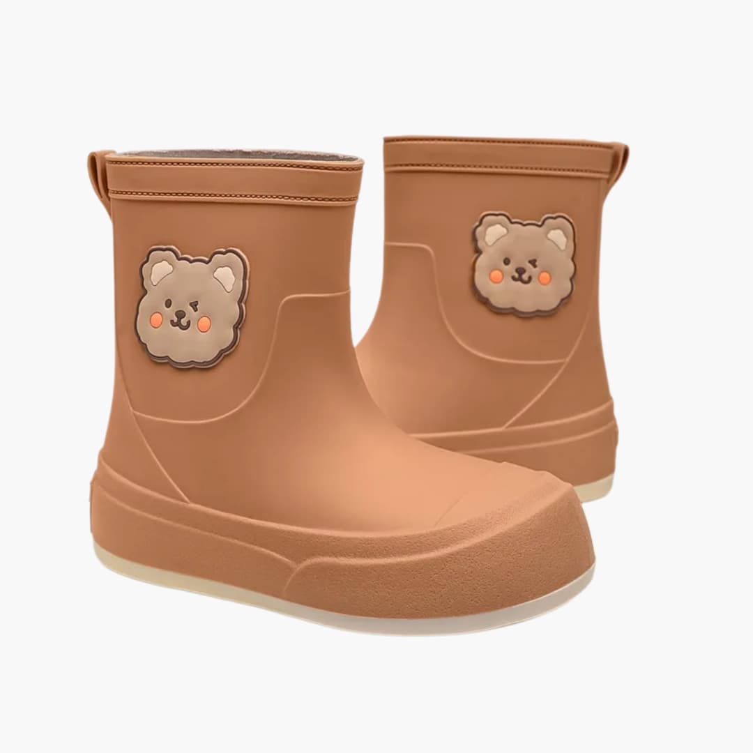Bottes en caoutchouc pour femmes avec design d'ours