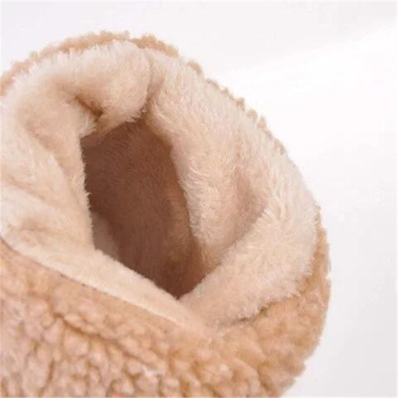 Bottes d'hiver luxueuses, polyvalentes et douillettes pour femmes