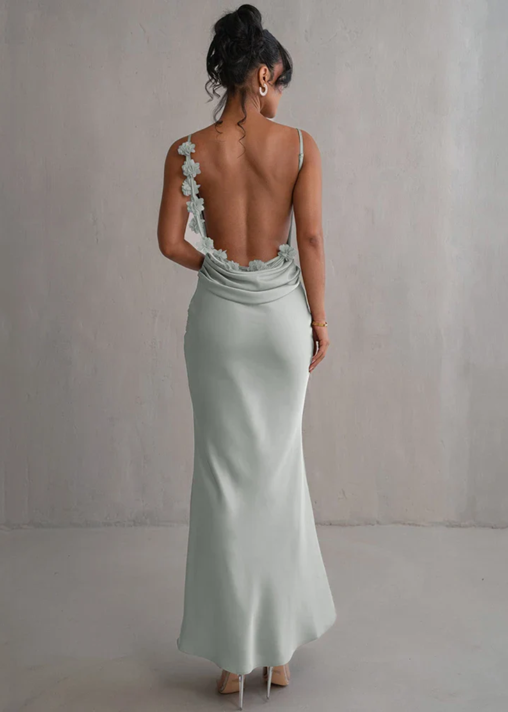 Delilah | Robe Maxi à Dos Floral