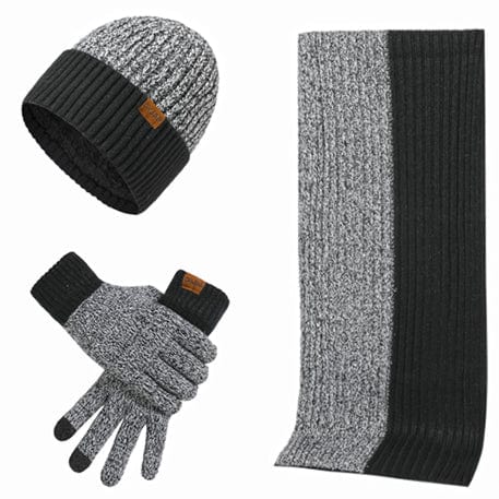Luxueux, élégant, confortable – Ensemble de tricot d'hiver pour femmes et hommes