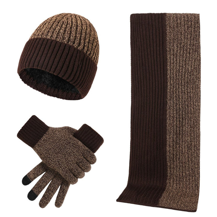 Luxueux, élégant, confortable – Ensemble de tricot d'hiver pour femmes et hommes