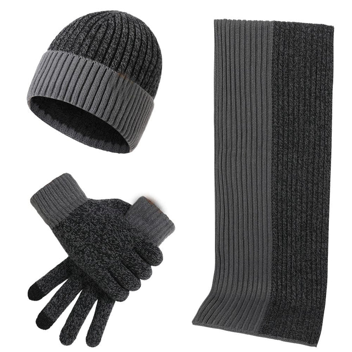 Luxueux, élégant, confortable – Ensemble de tricot d'hiver pour femmes et hommes