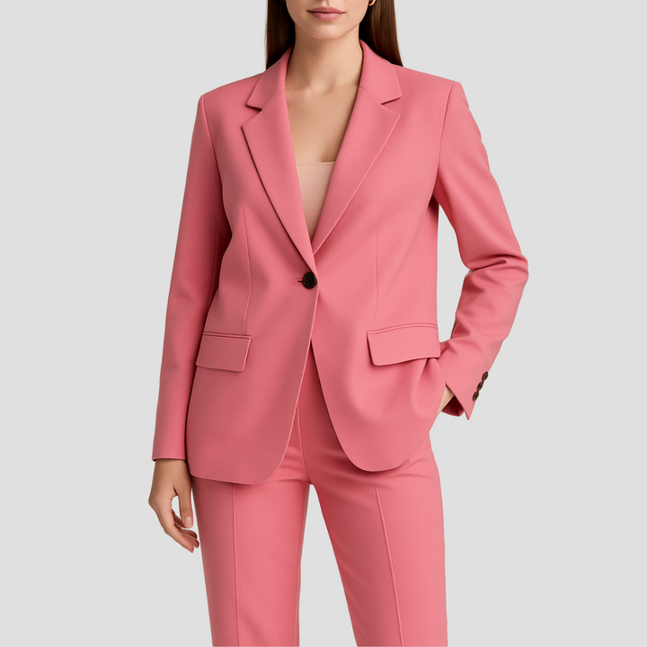 Ensemble de Tailleur Femme Laura - Blazer Long et Pantalon
