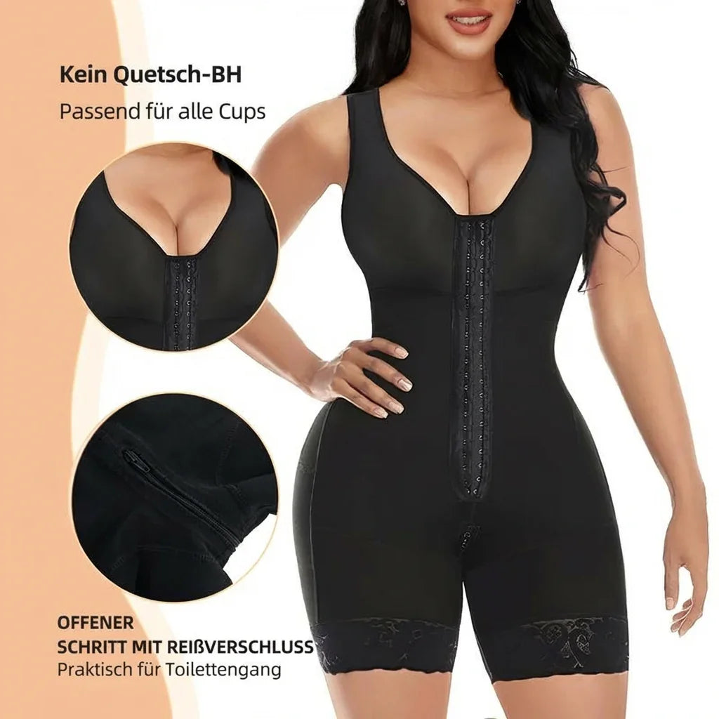 Silhouette™ Body sculptant avec compression 360°, réglage frontal intelligent et bord antidérapant !