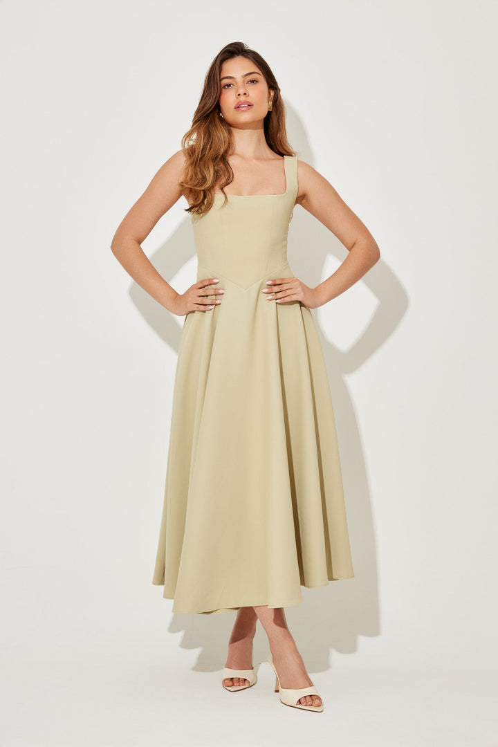 Amelia | Robe midi intemporelle et fluide