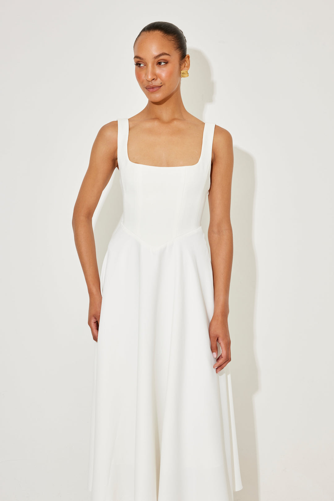 Amelia | Robe midi intemporelle et fluide