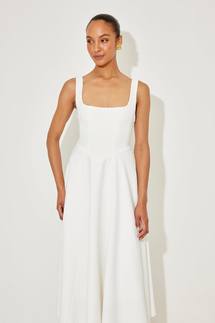 Amelia | Robe midi intemporelle et fluide