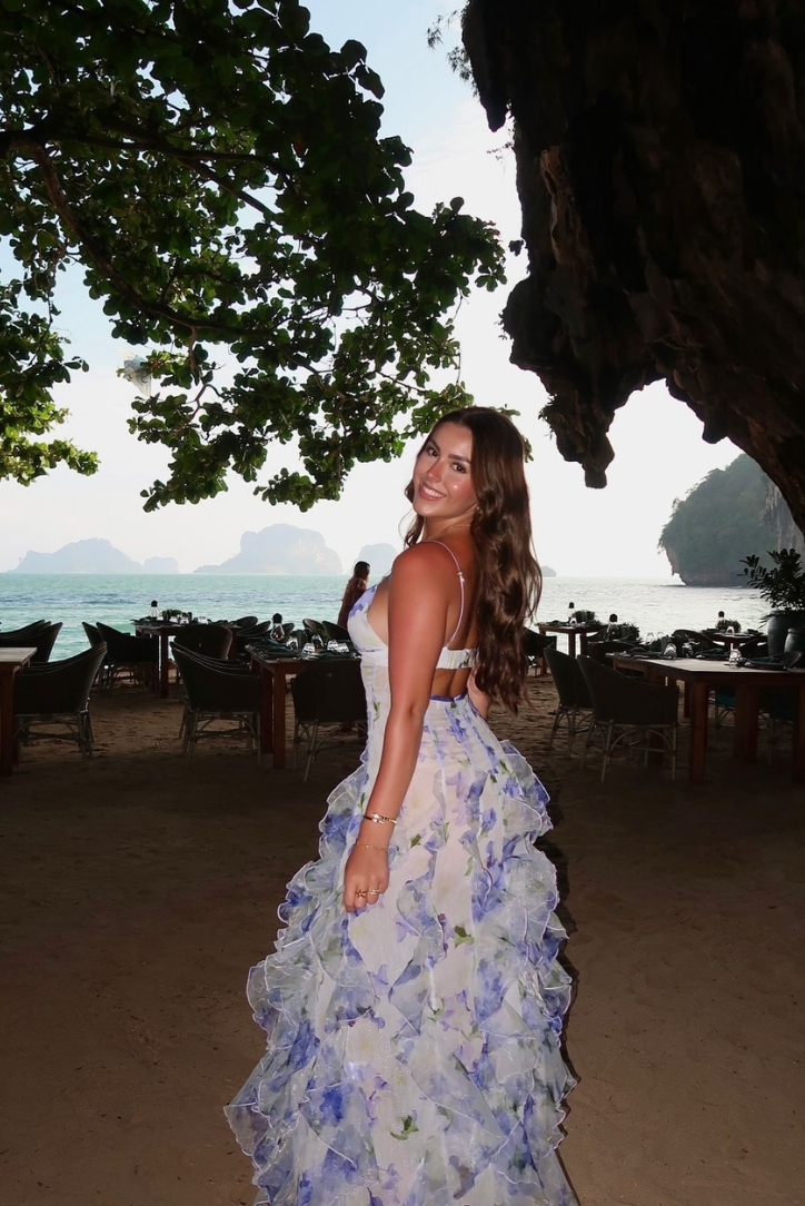 Maisie | Robe maxi à motif floral