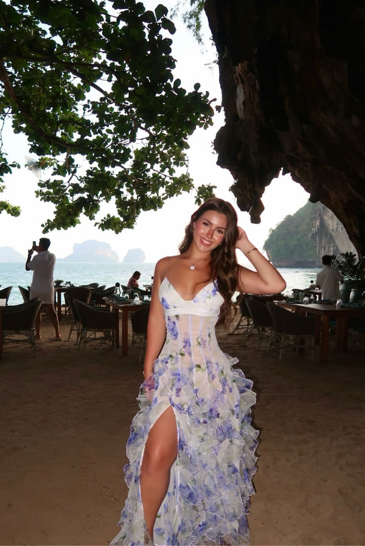 Maisie | Robe maxi à motif floral