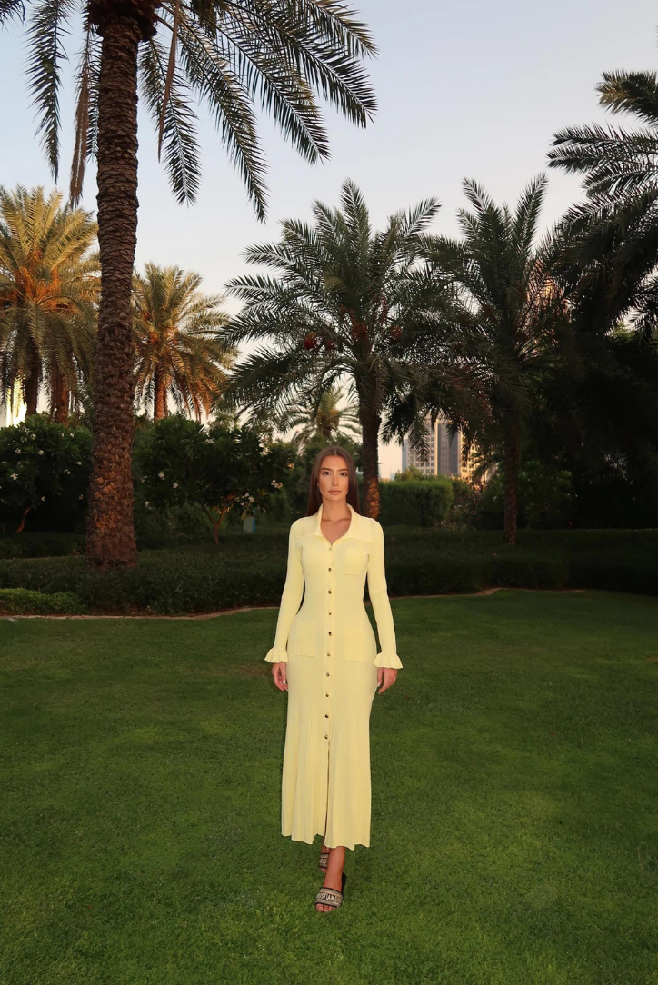 Sylvia - Robe Maxi en Tricot