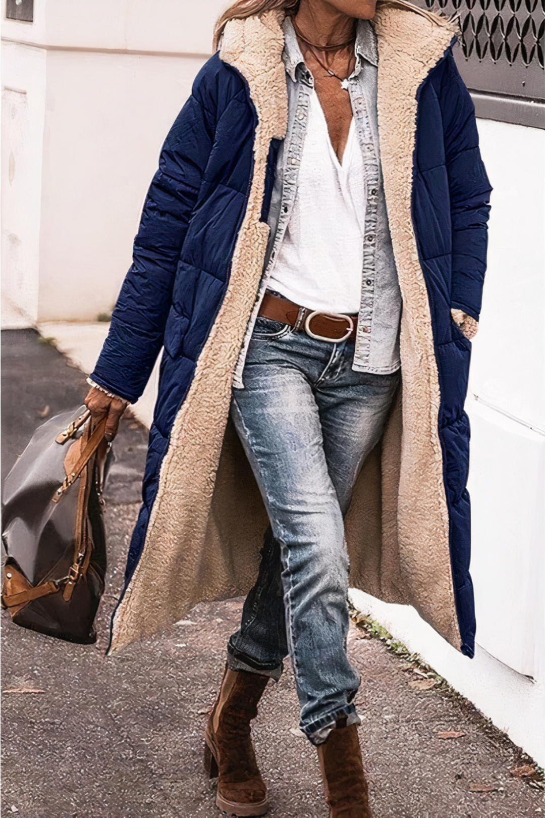 Manteau parka douillet pour femmes