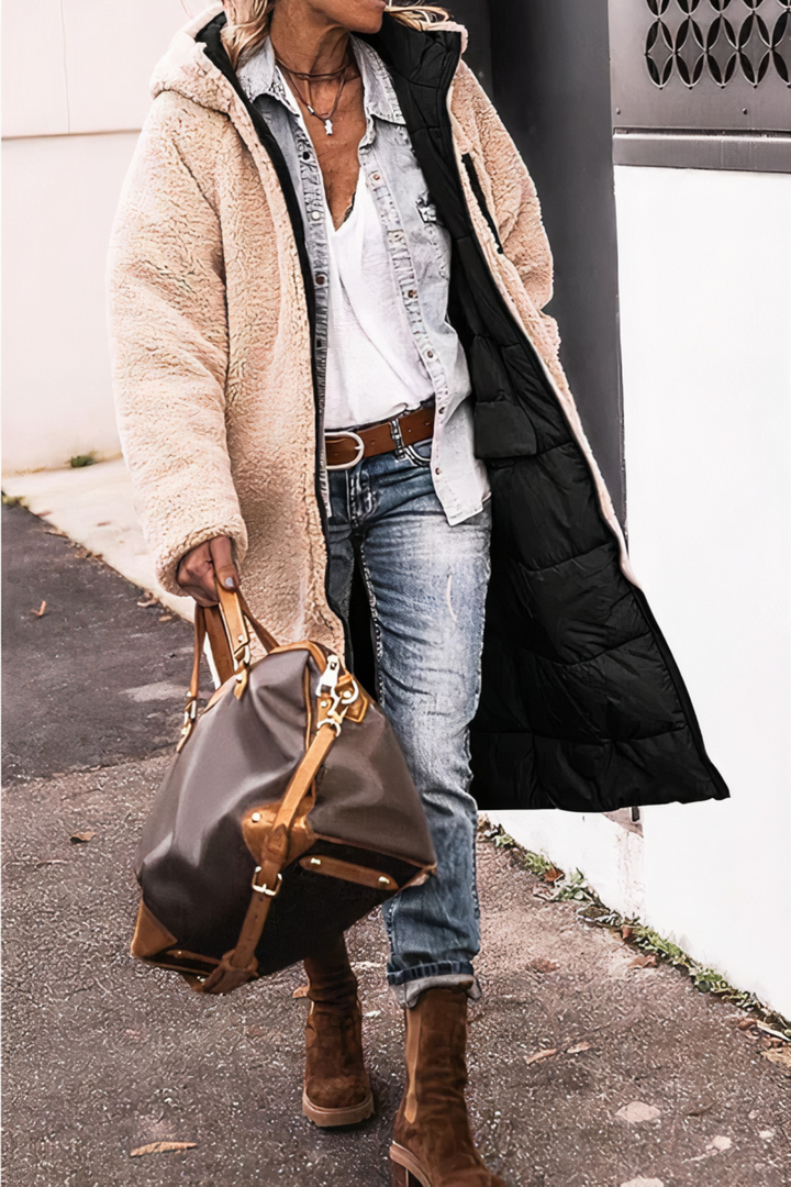 Manteau parka douillet pour femmes