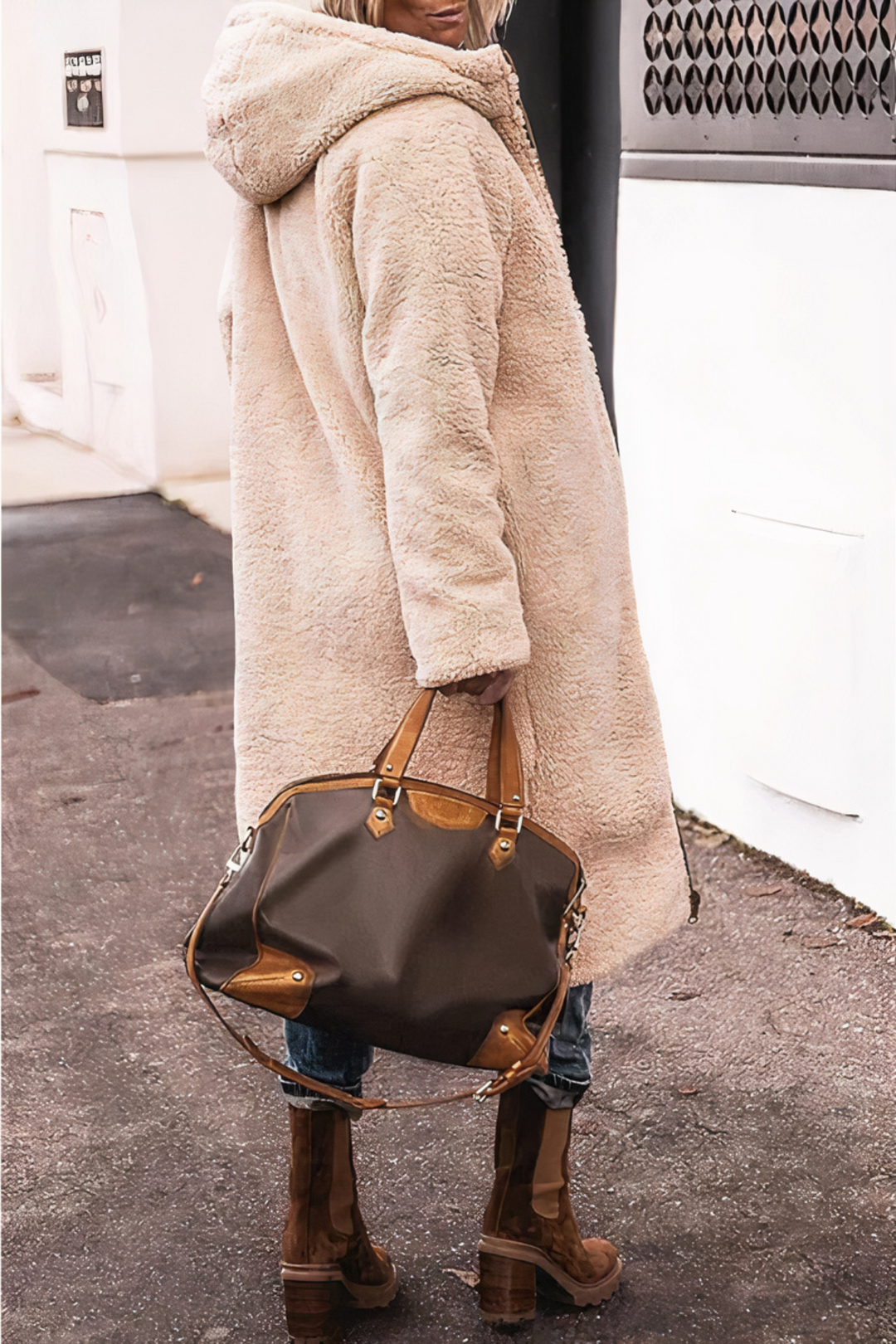 Manteau parka douillet pour femmes
