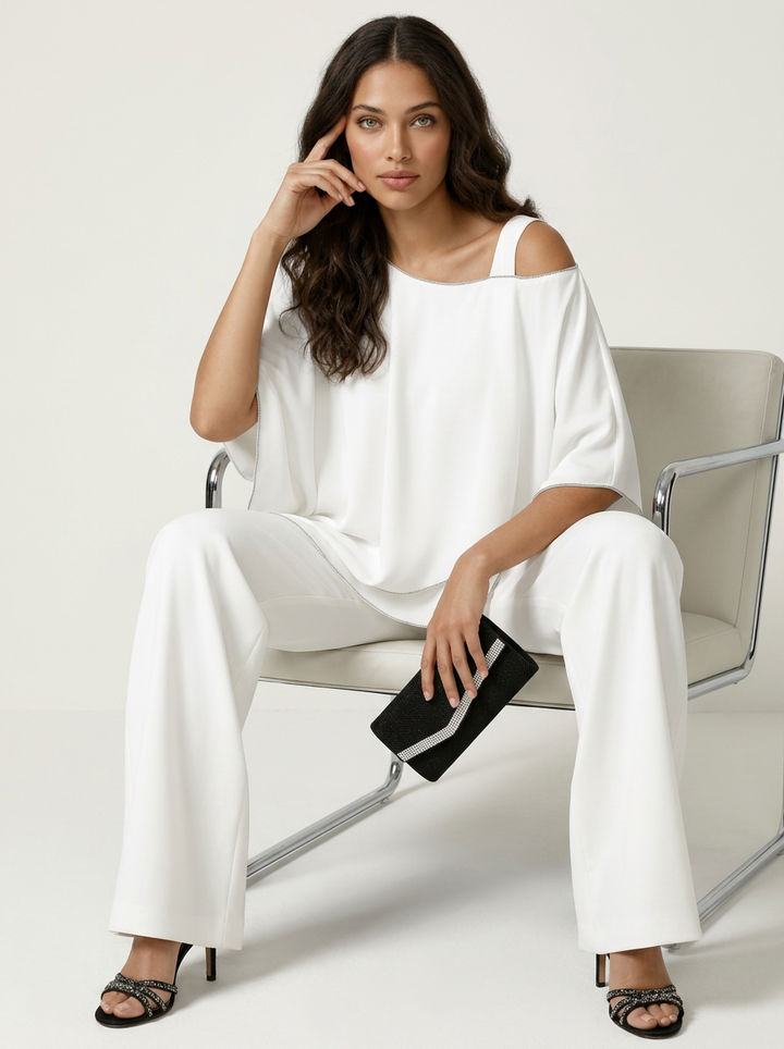 Ensemble Élégant en Chiffon pour Femmes - Elena