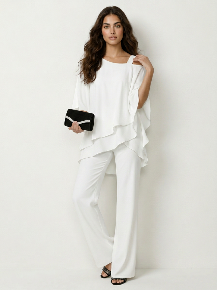 Ensemble Élégant en Chiffon pour Femmes - Elena