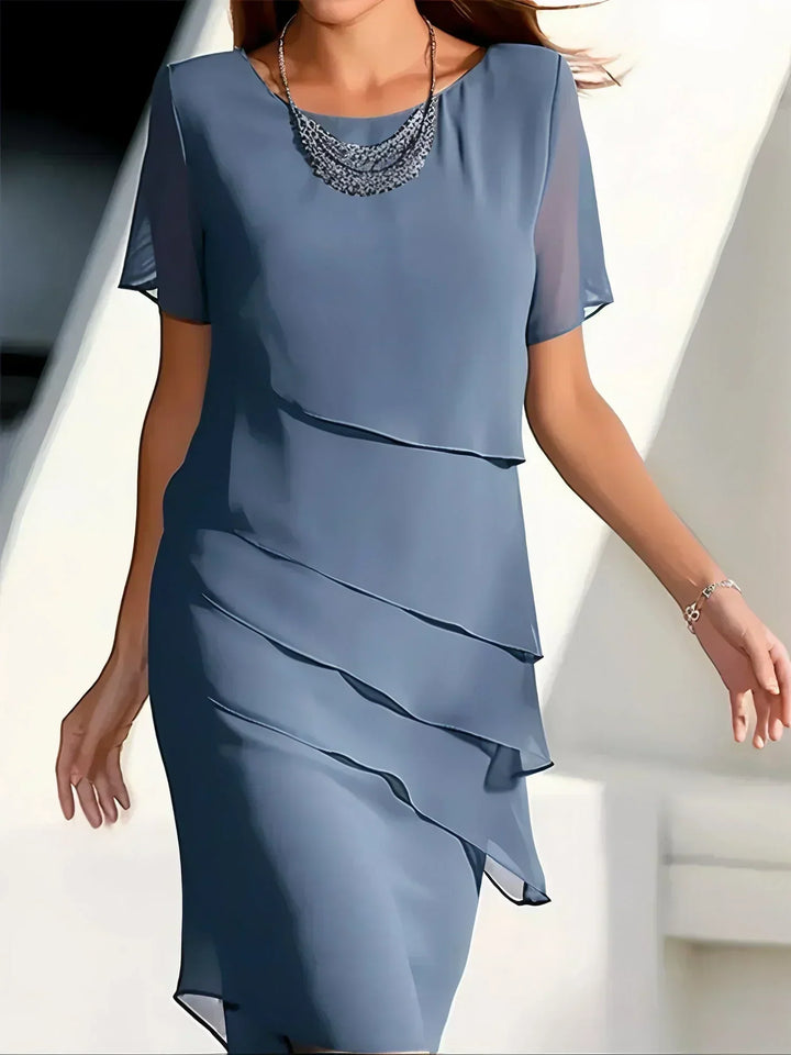 Robe Midi d'Été Élégante pour Femmes