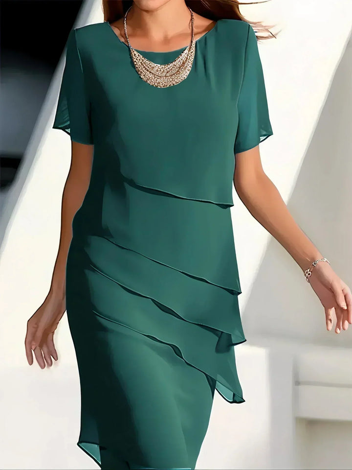 Robe Midi d'Été Élégante pour Femmes