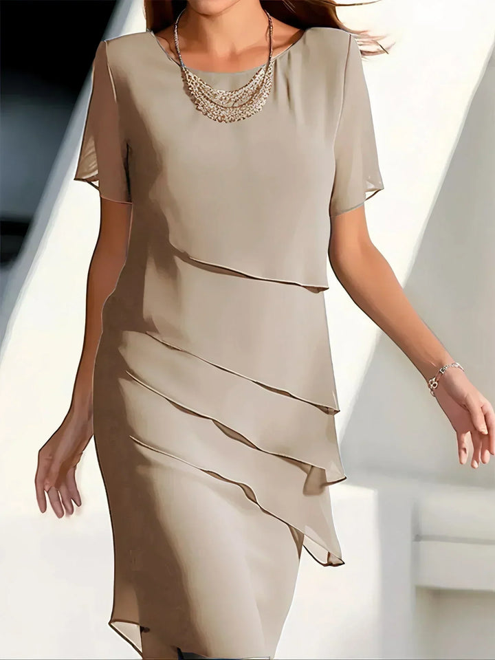 Robe Midi d'Été Élégante pour Femmes