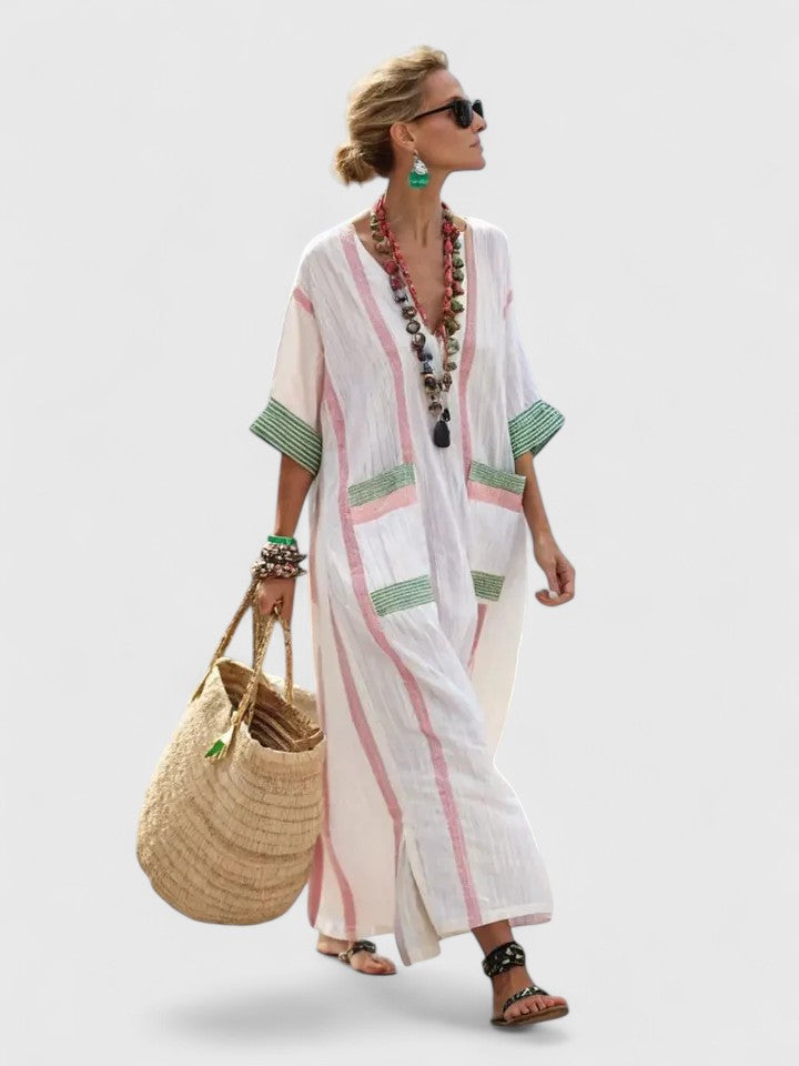 Robe maxi élégante pour femmes – Robe d'été style bohème