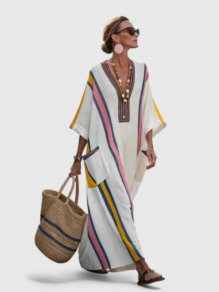 Robe maxi élégante pour femmes – Robe d'été style bohème