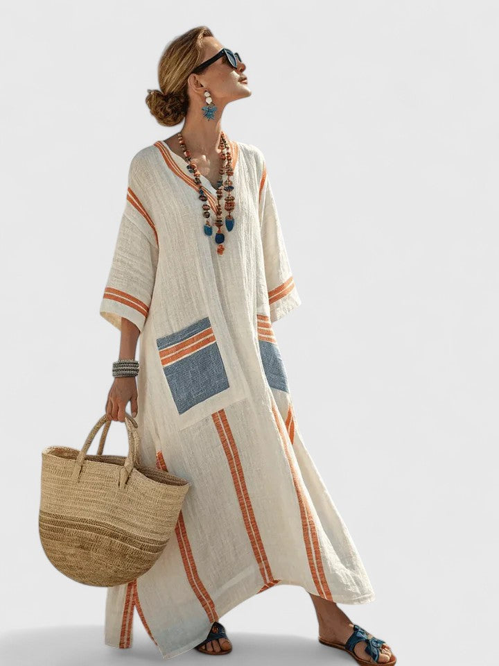 Robe maxi élégante pour femmes – Robe d'été style bohème