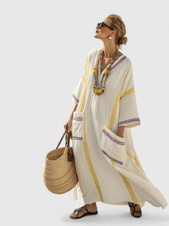 Robe maxi élégante pour femmes – Robe d'été style bohème