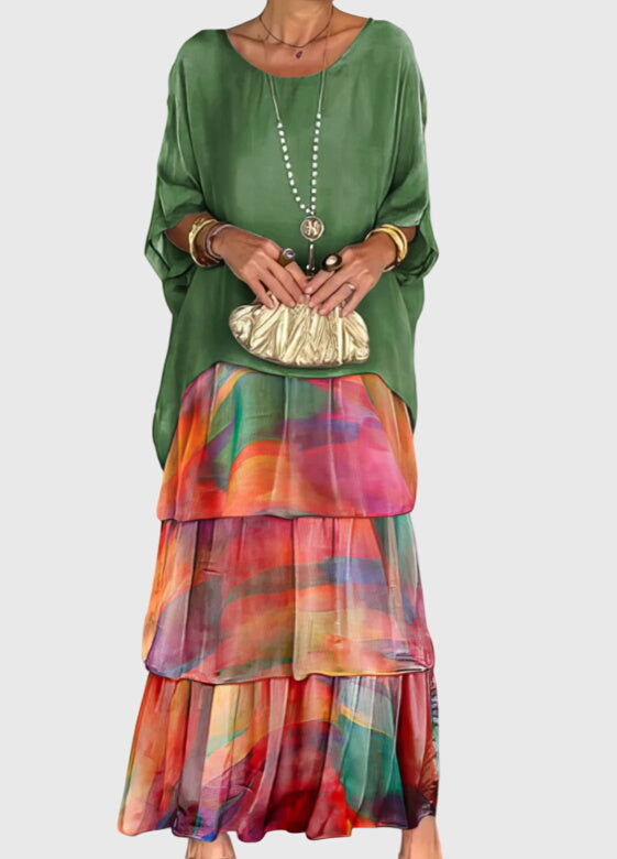 Robe Maxi Élégante pour Femmes | Robe d'Été Fluide pour Occasions Spéciales
