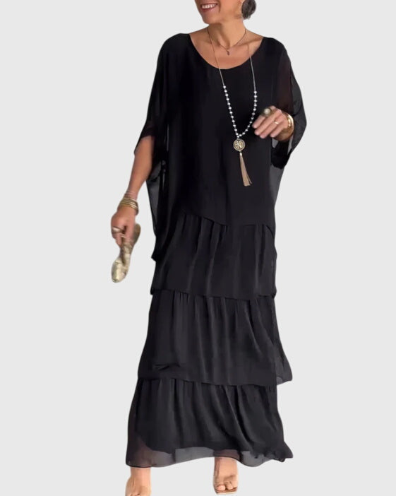 Robe Maxi Élégante pour Femmes | Robe d'Été Fluide pour Occasions Spéciales