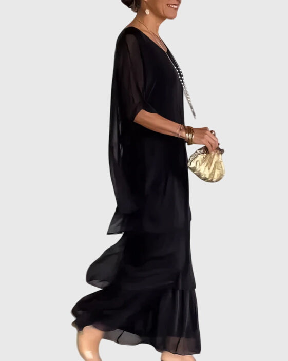Robe Maxi Élégante pour Femmes | Robe d'Été Fluide pour Occasions Spéciales