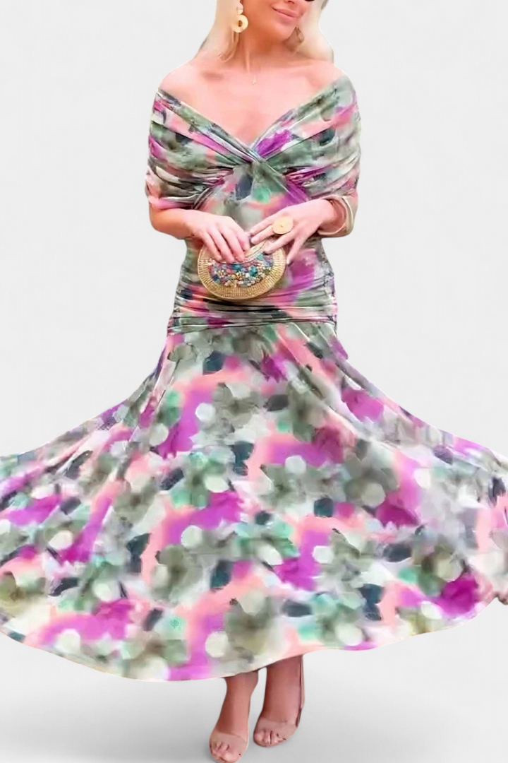 Robe de Soirée Longue Élegante Sans Épaules pour Femmes – Élégance Intemporelle pour Occasions Spéciales