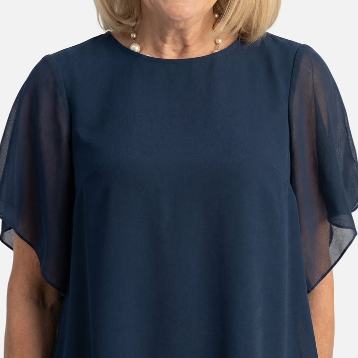 Dörte | Ensemble Élégant pour Femmes Pantalon Palazzo Drapé Haut – Ensemble Palazzo Élégant