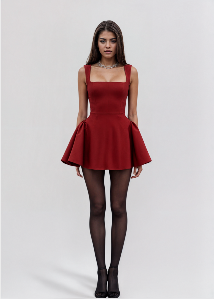 Eloise | Robe Mini Rouge