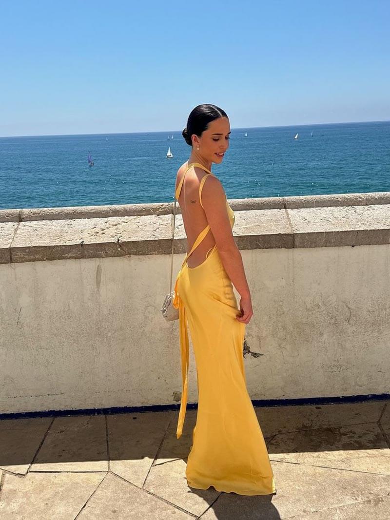 Caroline - Robe Maxi Dos Nu