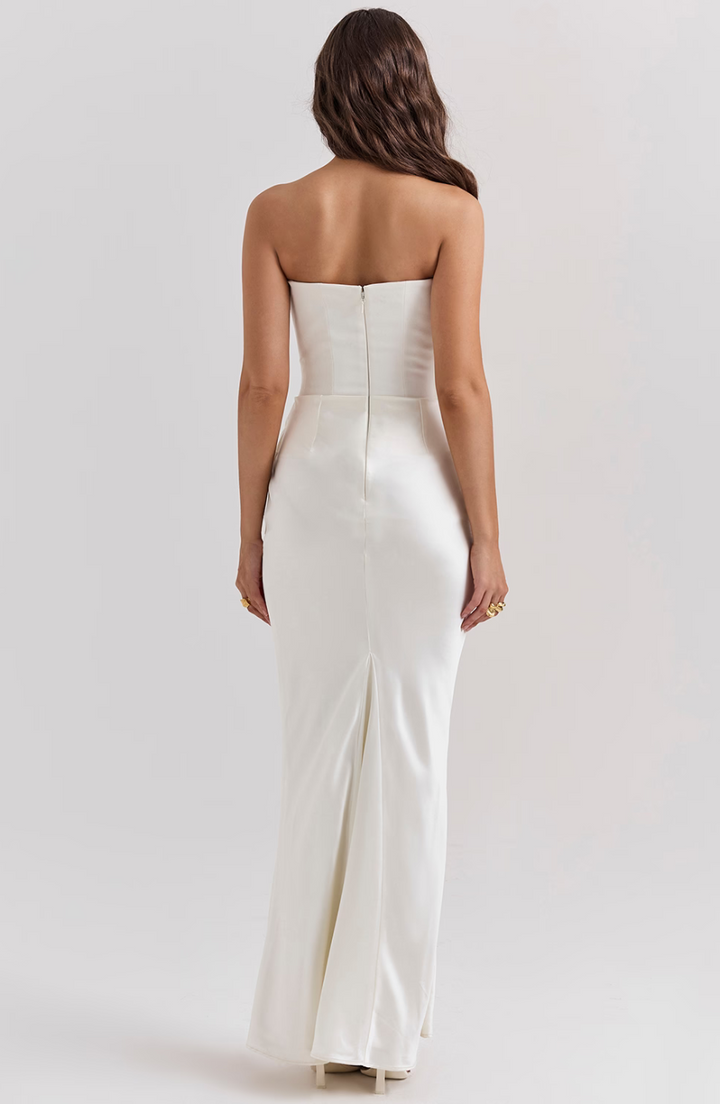 Robe Maxi Bodycon Corset Sans Manches pour Femmes