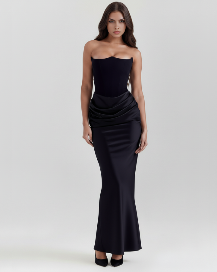 Michelle | Robe de Soirée Satinée Glamoureuse pour Femmes