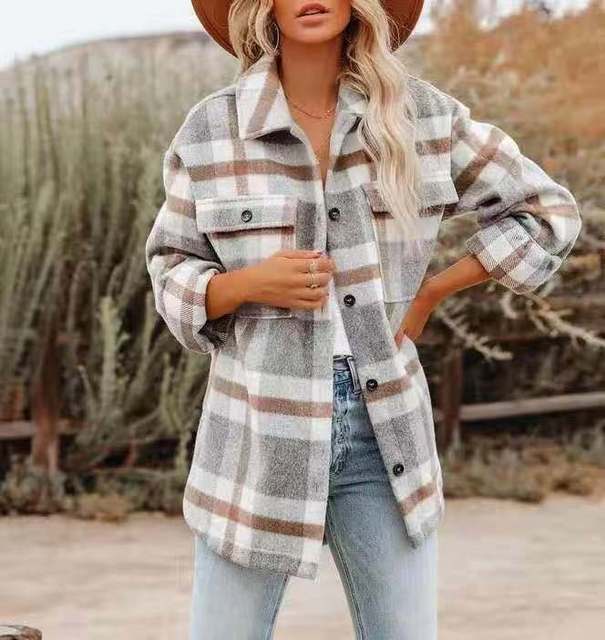 Manteau Chemise à la Mode et Confortable pour Femmes