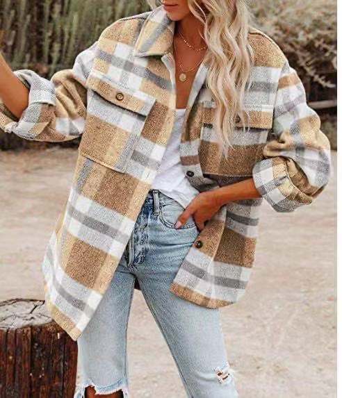 Manteau Chemise à la Mode et Confortable pour Femmes