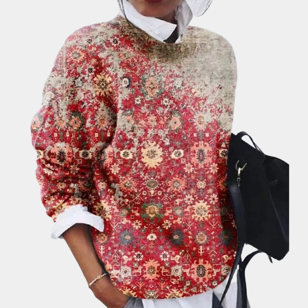 Pull en tricot à col rond pour femmes | Décontracté