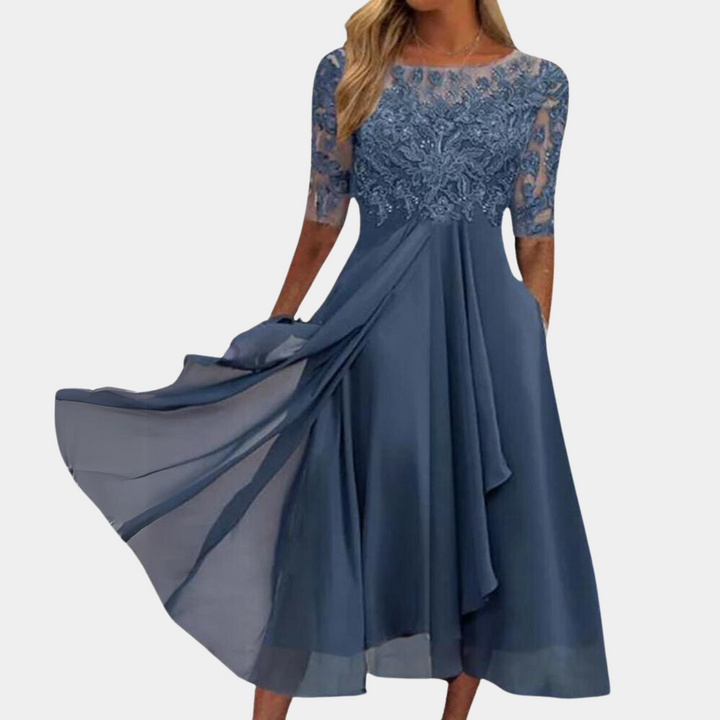 Bella - Robe midi élégante et aérienne pour femmes