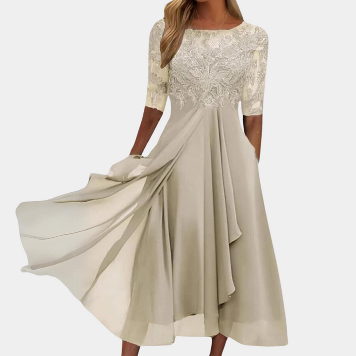 Bella - Robe midi élégante et aérienne pour femmes