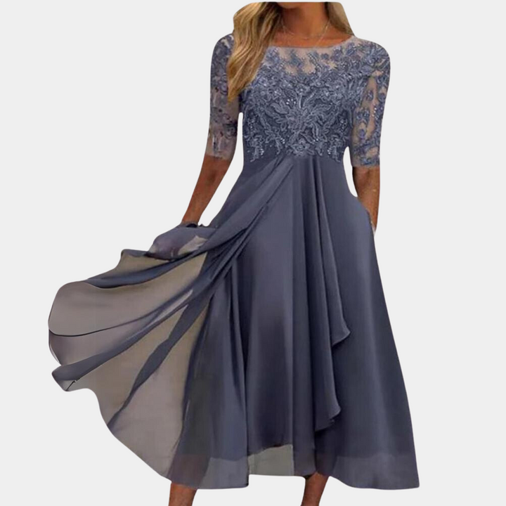 Bella - Robe midi élégante et aérienne pour femmes