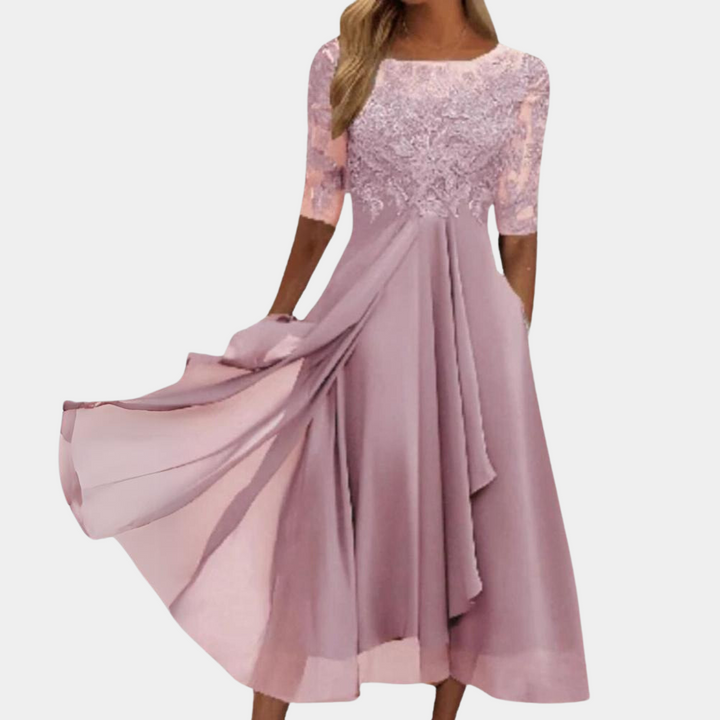 Bella - Robe midi élégante et aérienne pour femmes