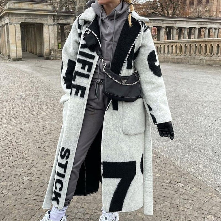 Fiona - Manteau en laine long pour femmes