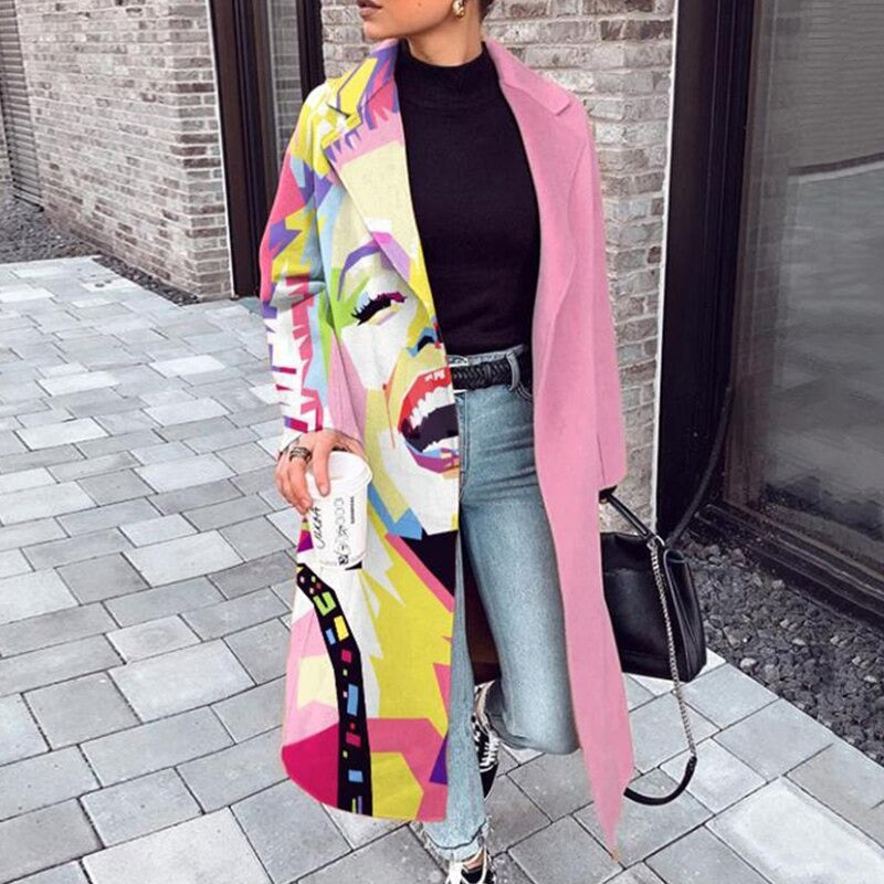 Fiona - Manteau en laine long pour femmes