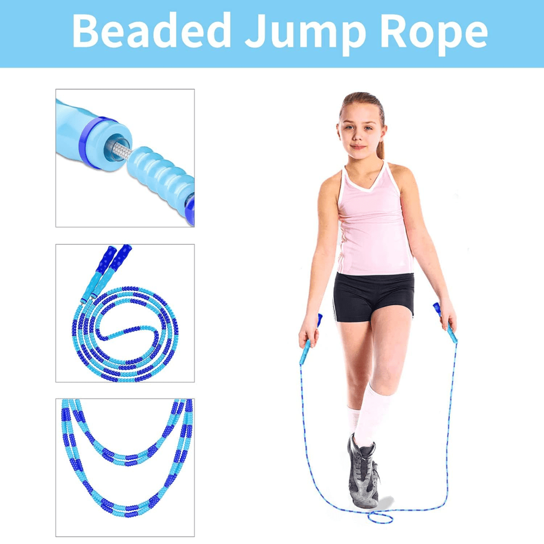 FlexiBead Corde à sauter – Durable et ajustable