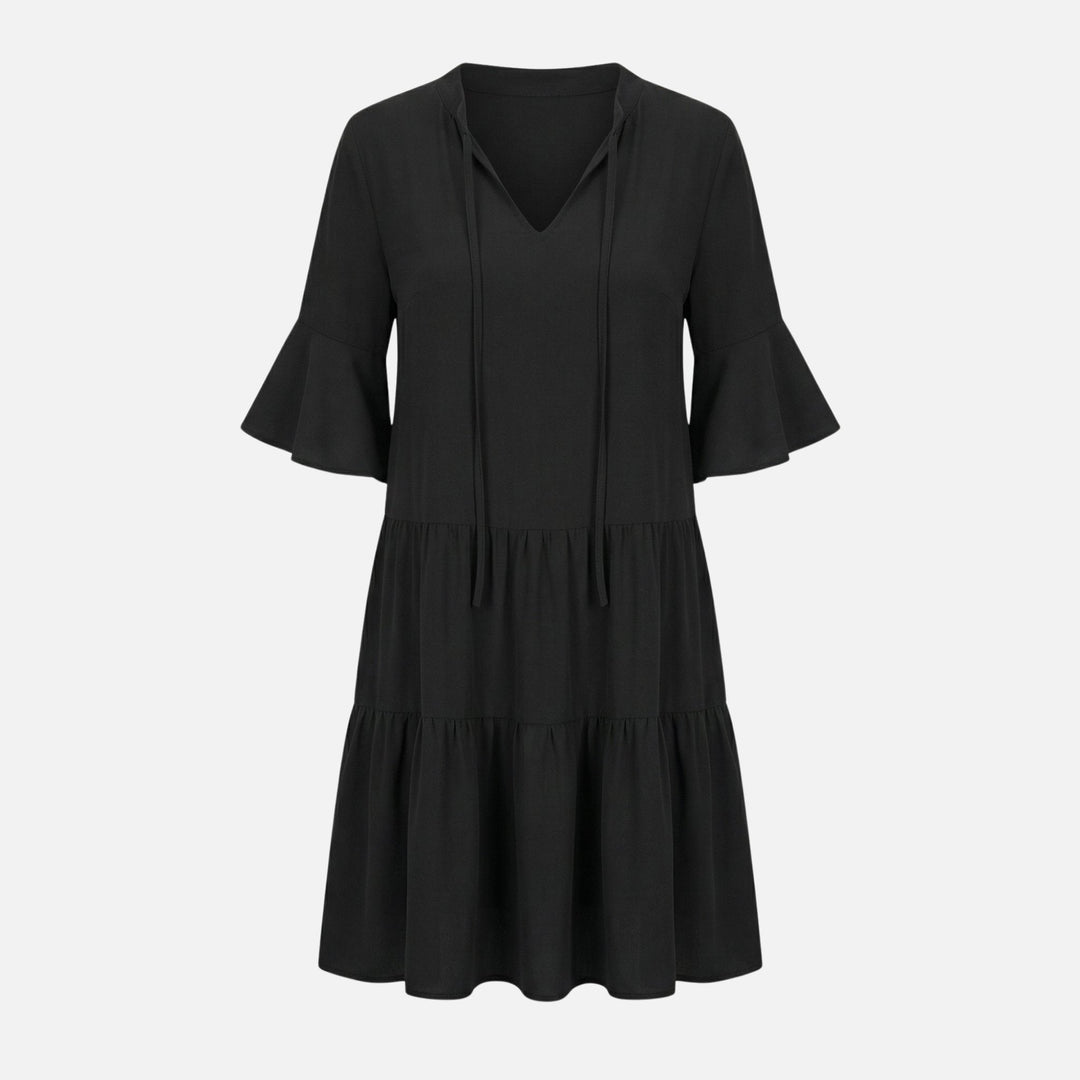 Waltraud | Robe Midi Fluide pour Femmes à Imprimé Léopard – Robe Midi Leo